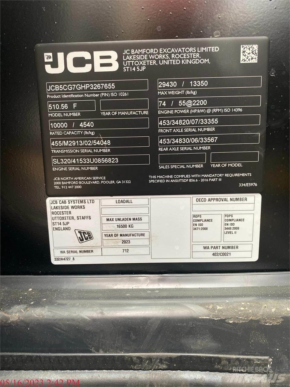 JCB 510-56 Teleskoplastere