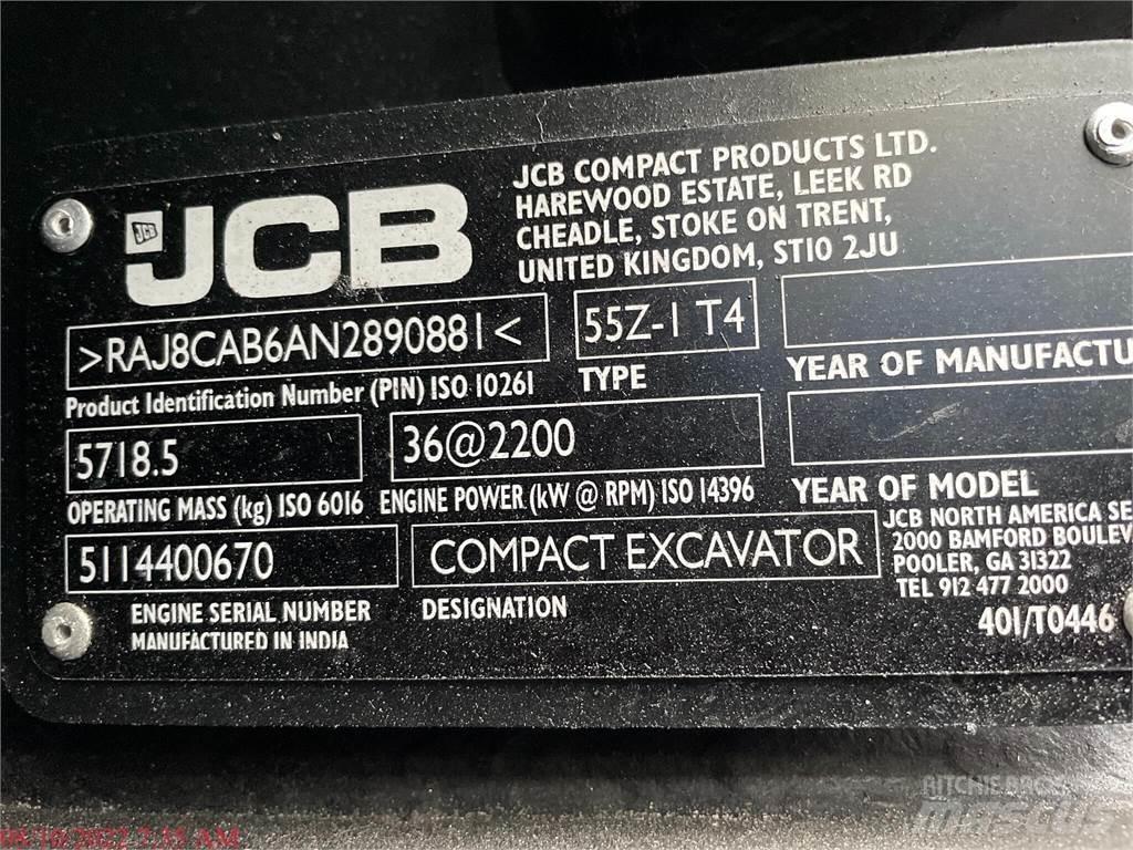 JCB 55Z-1 Minigravere <7t