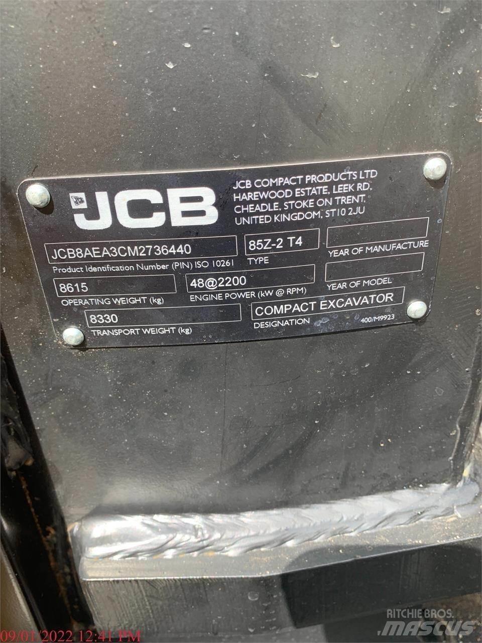 JCB 85Z-2 Beltegraver