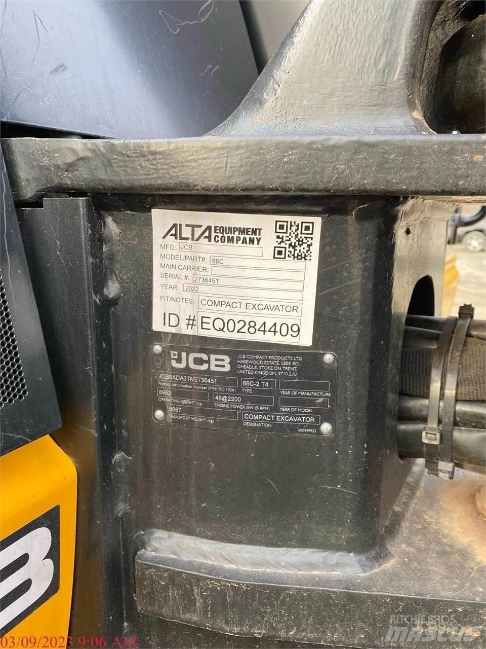 JCB 86C-2 Beltegraver