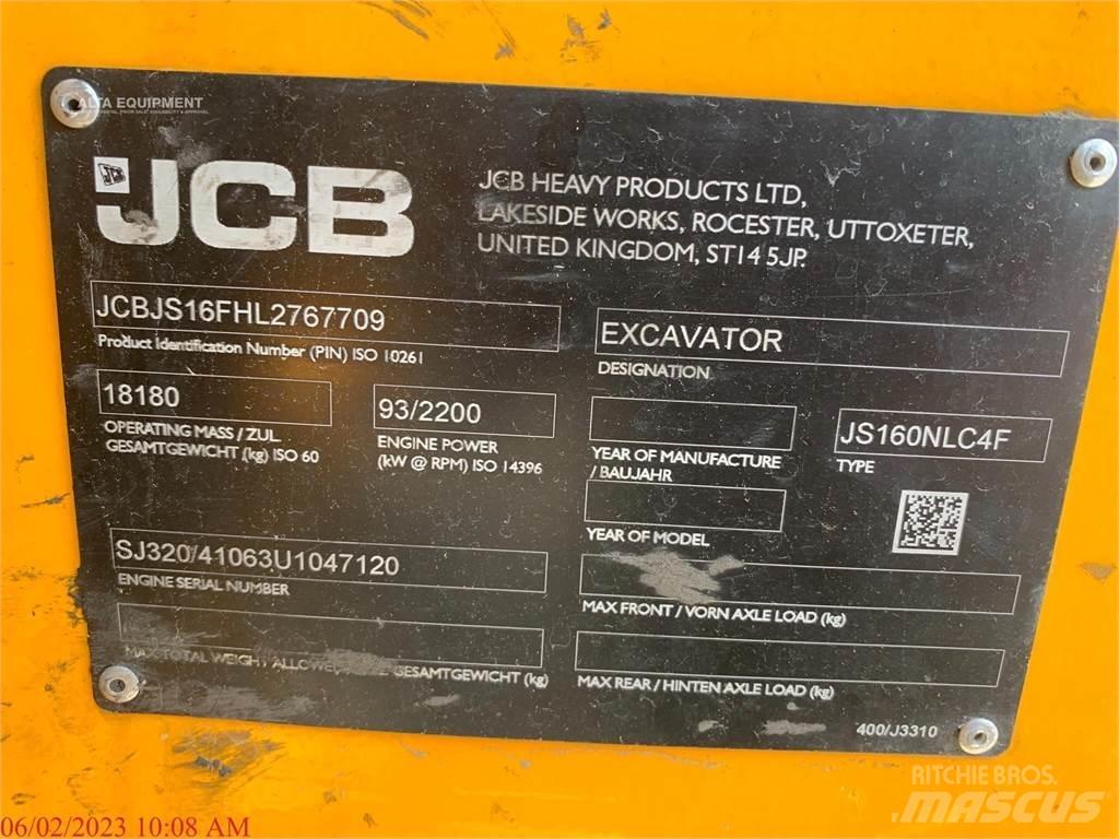 JCB JS160 Beltegraver
