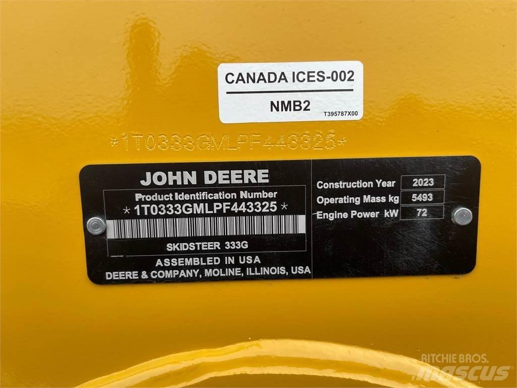 John Deere 333G Krattknusere