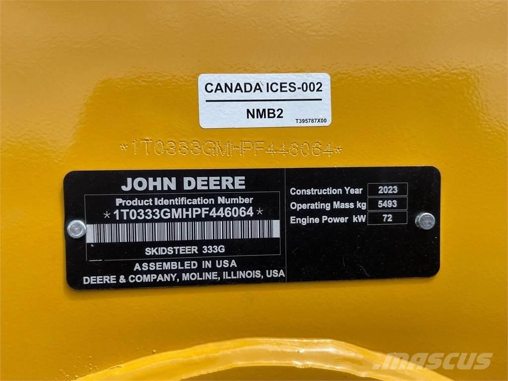 John Deere 333G Kompaktlastere
