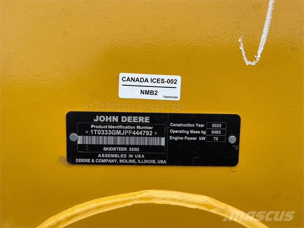 John Deere 333G Kompaktlastere