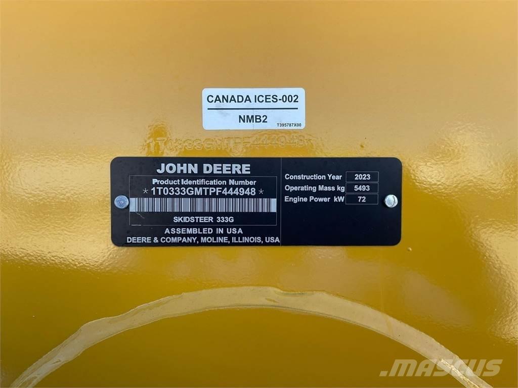 John Deere 333G Kompaktlastere