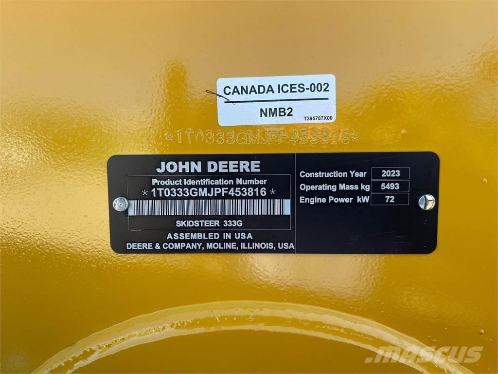 John Deere 333G Kompaktlastere