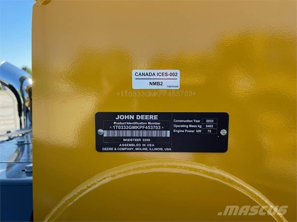 John Deere 333G Kompaktlastere