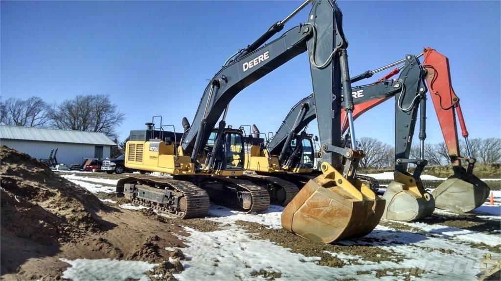 John Deere 470G LC Beltegraver