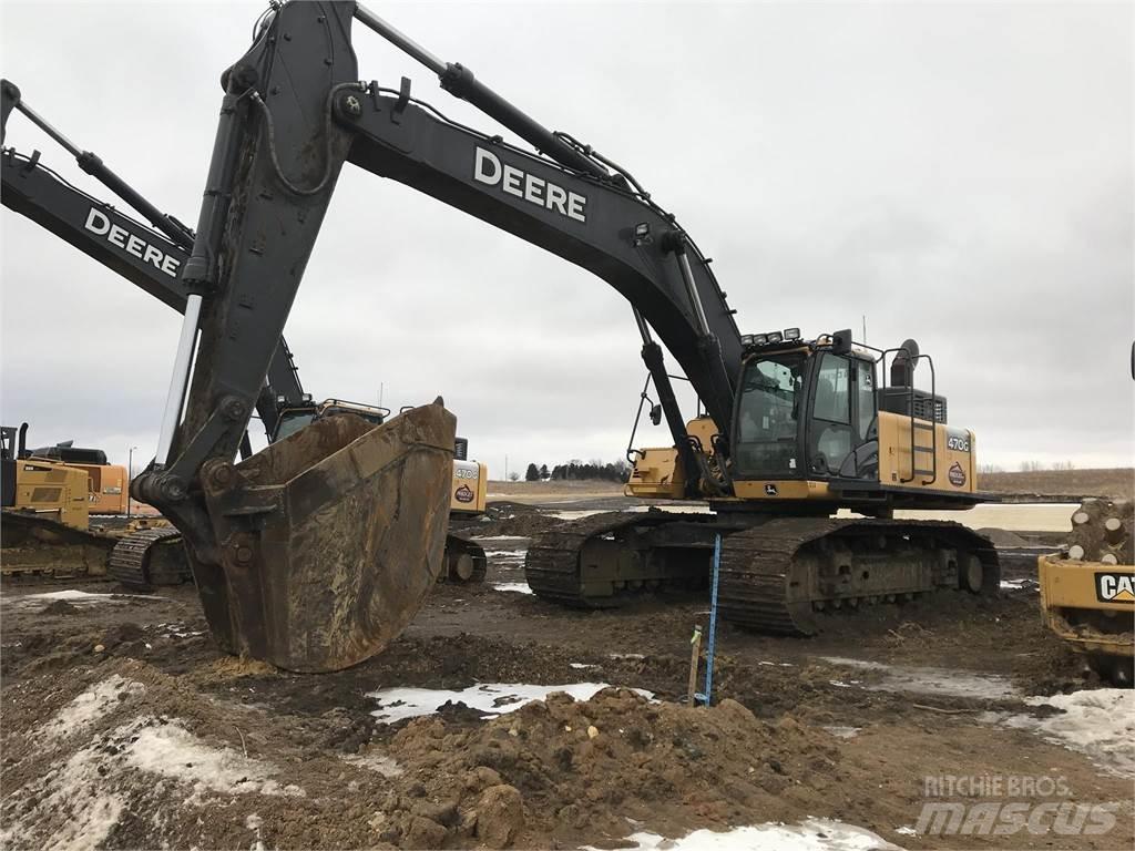 John Deere 470G LC Beltegraver