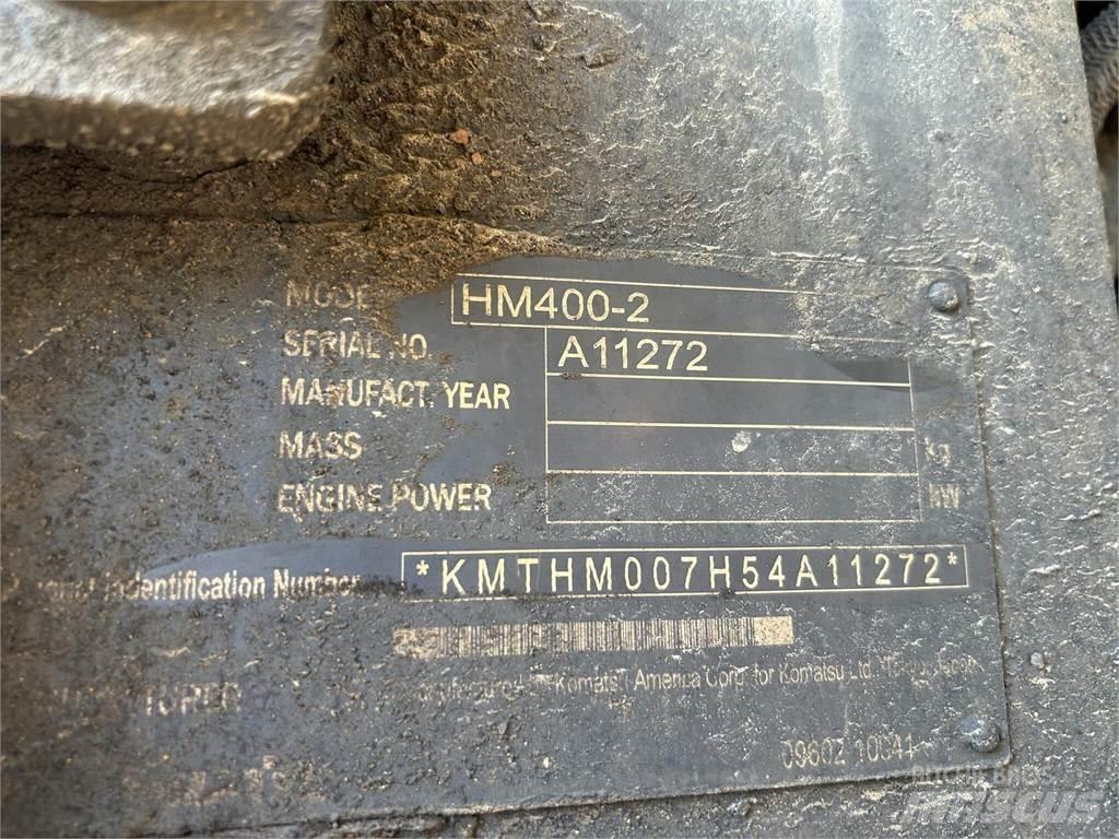 Komatsu HM400-2 Rammestyrte Dumpere