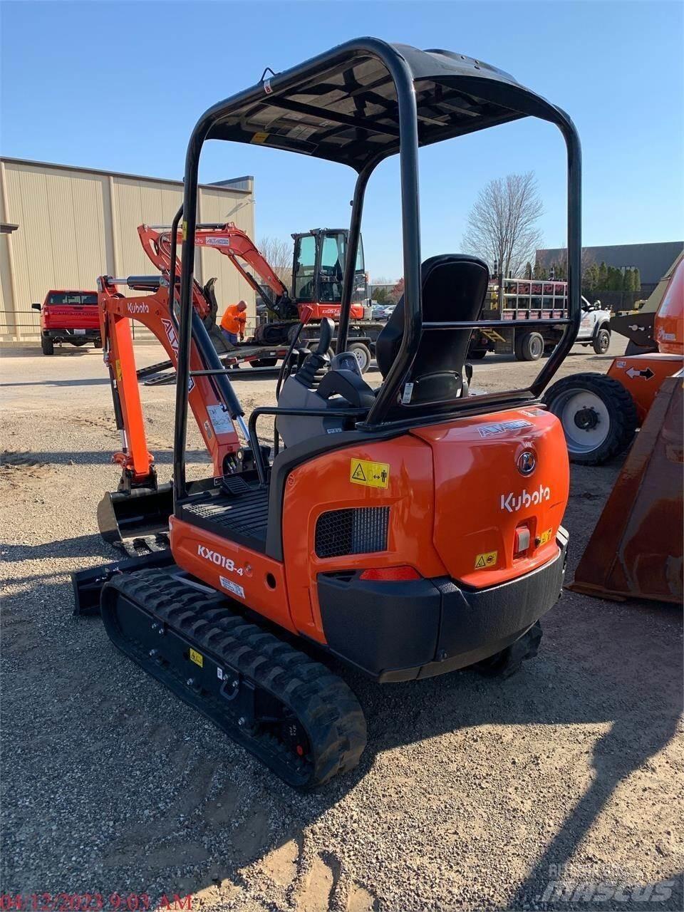 Kubota KX018-4 Minigravere <7t
