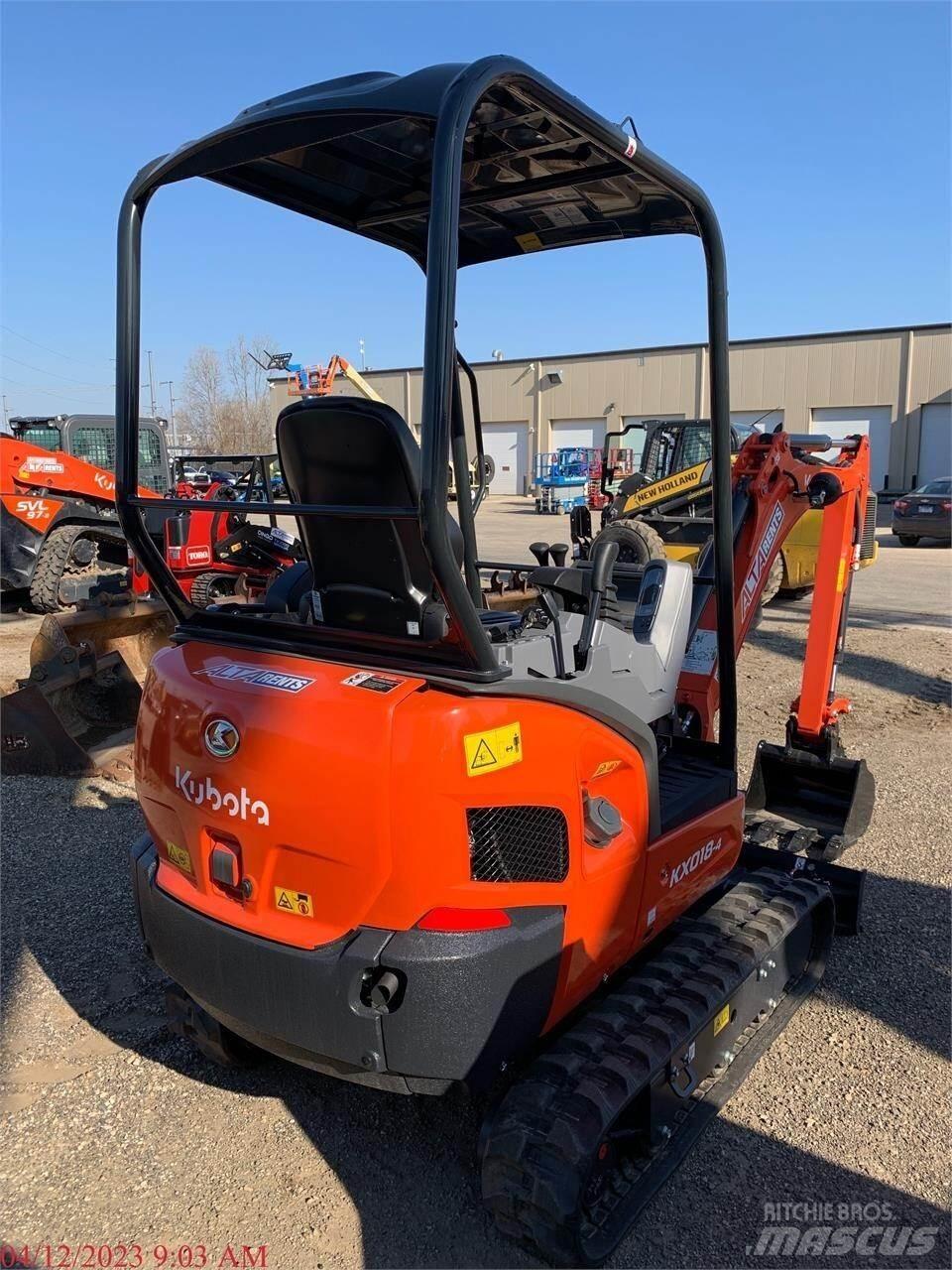 Kubota KX018-4 Minigravere <7t