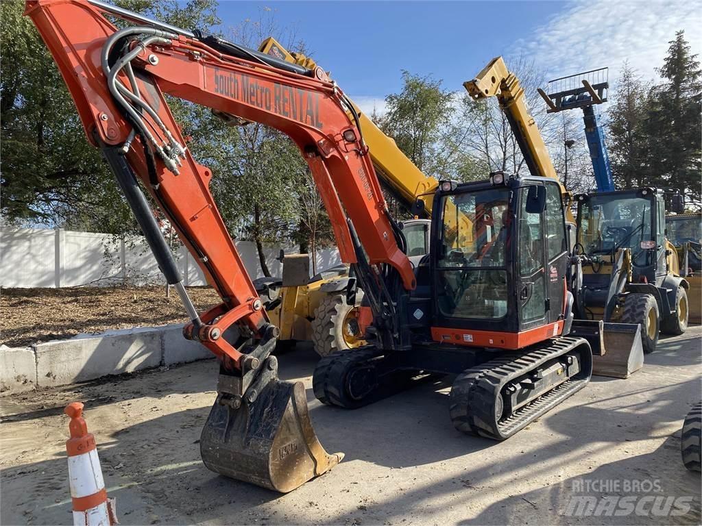 Kubota KX080 Beltegraver