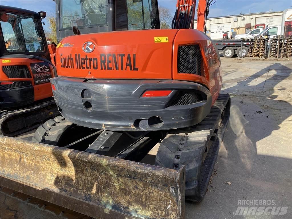 Kubota KX080 Beltegraver
