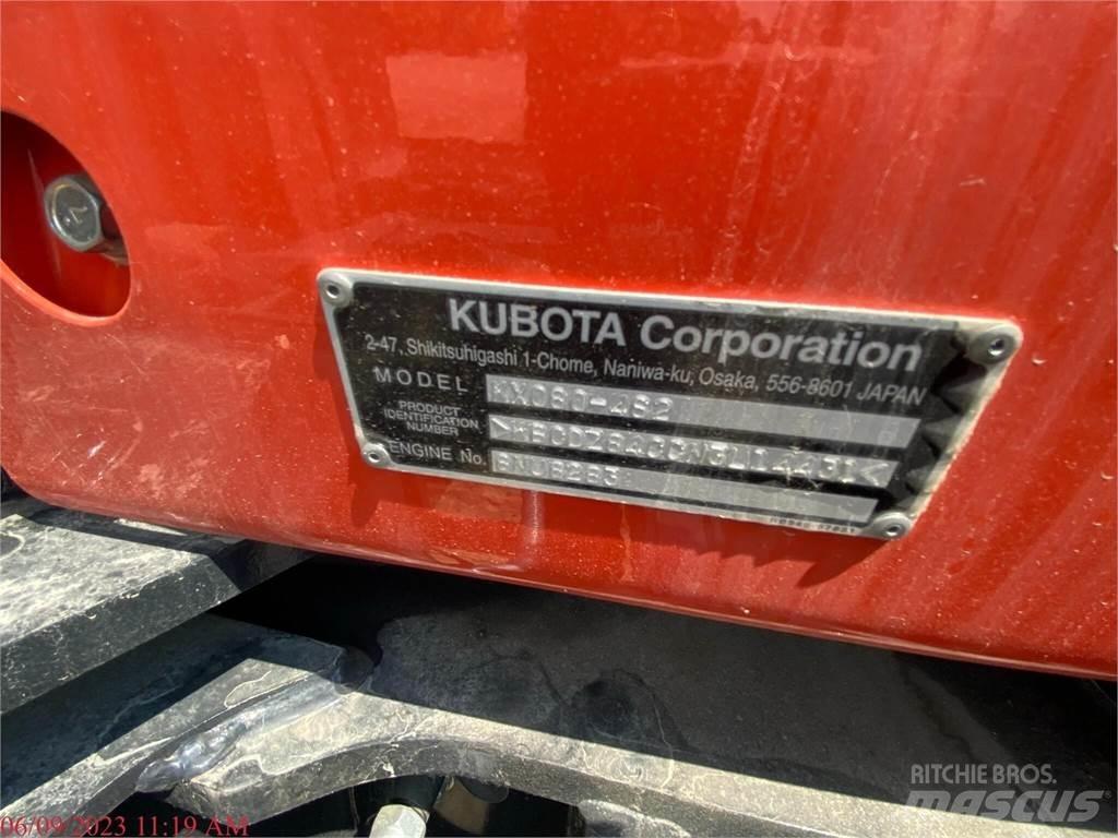 Kubota KX080-4 Beltegraver