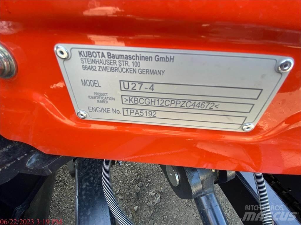 Kubota U27-4 Minigravere <7t