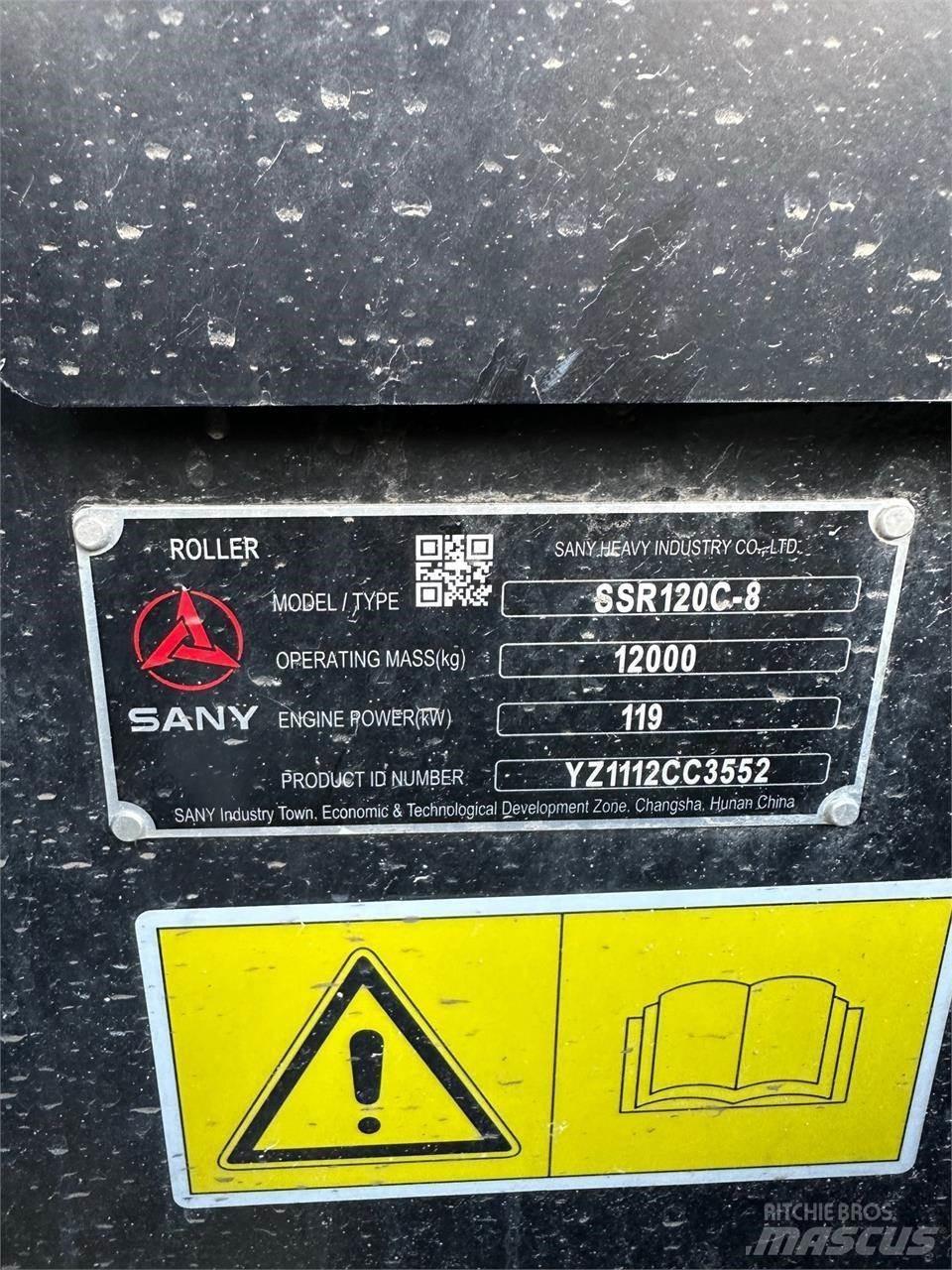 Sany SSR120C-8 Tandem Valser