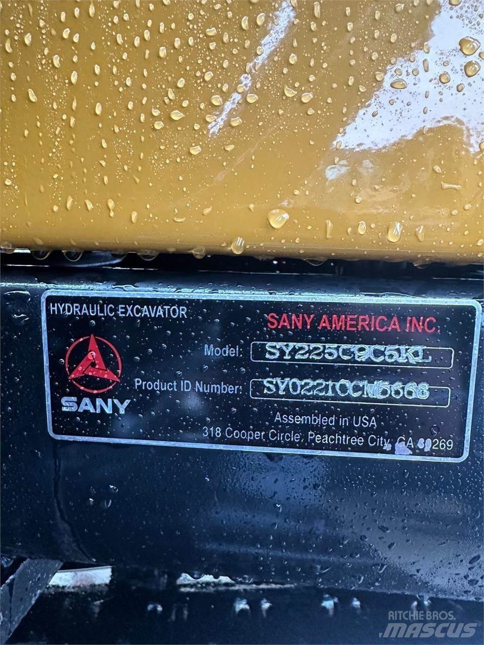 Sany SY225C Beltegraver