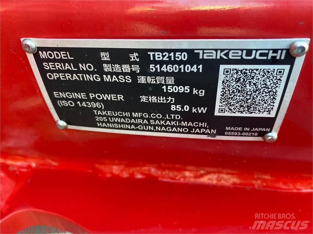 Takeuchi TB2150 Beltegraver