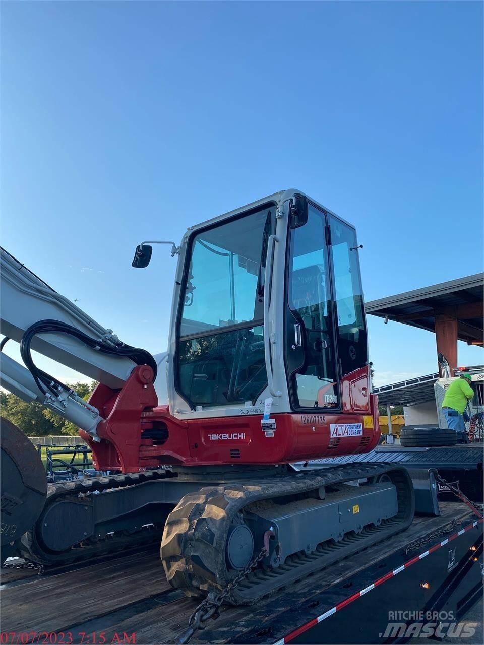 Takeuchi TB260 Beltegraver