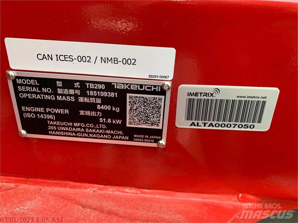 Takeuchi TB290 Beltegraver