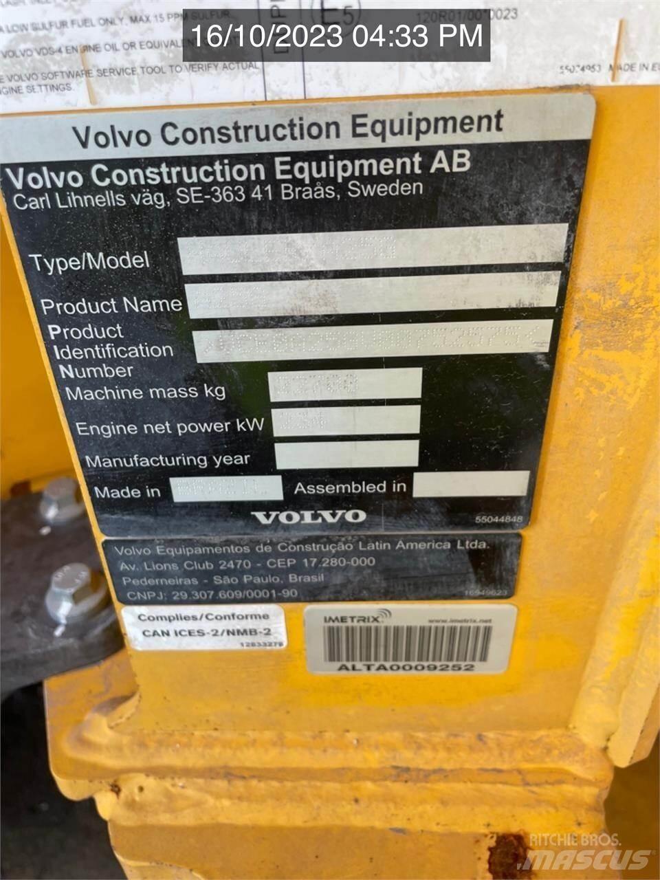 Volvo A25G Rammestyrte Dumpere