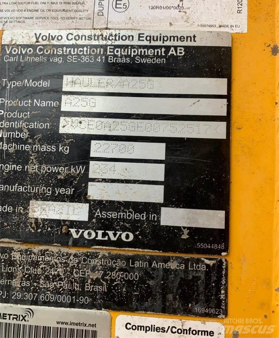Volvo A25G Rammestyrte Dumpere