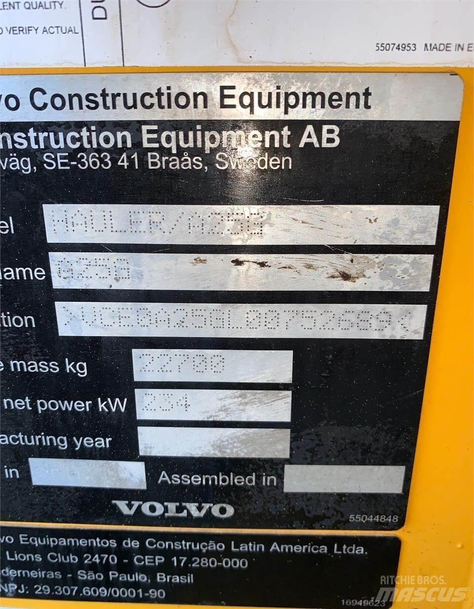Volvo A25G Rammestyrte Dumpere