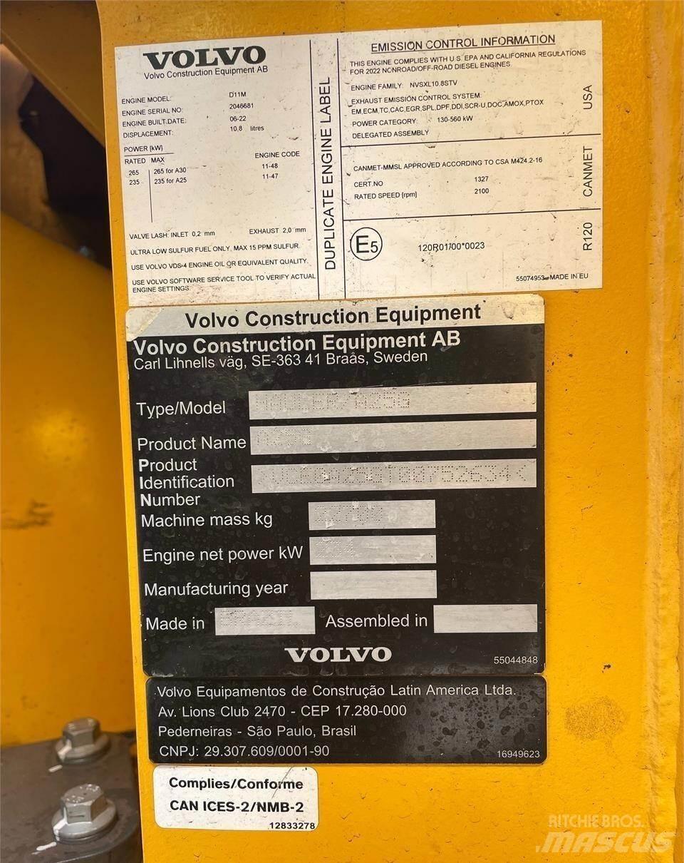 Volvo A25G Rammestyrte Dumpere