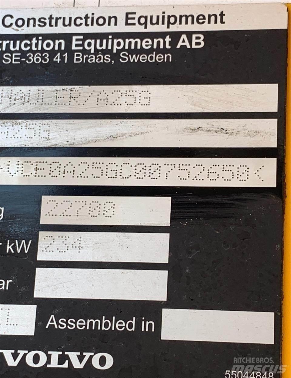Volvo A25G Rammestyrte Dumpere