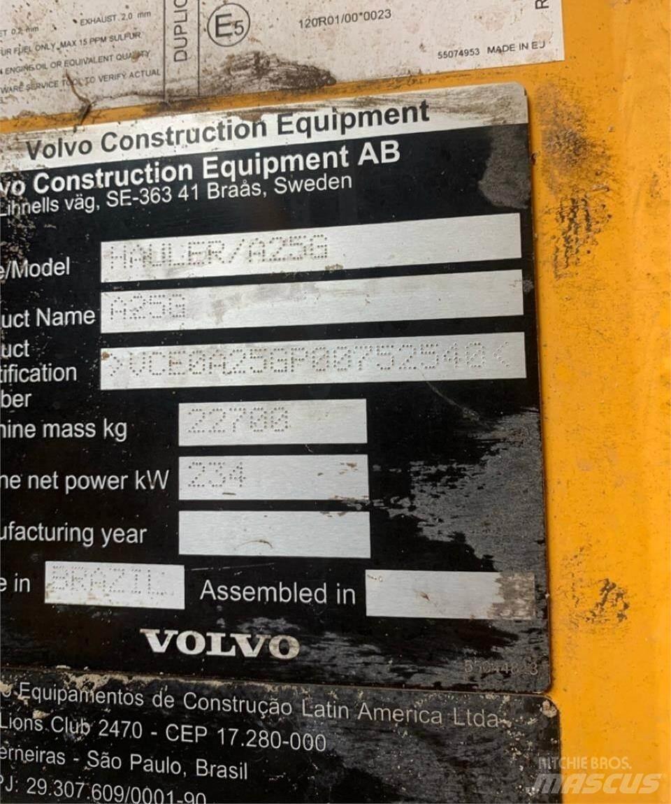 Volvo A25G Rammestyrte Dumpere