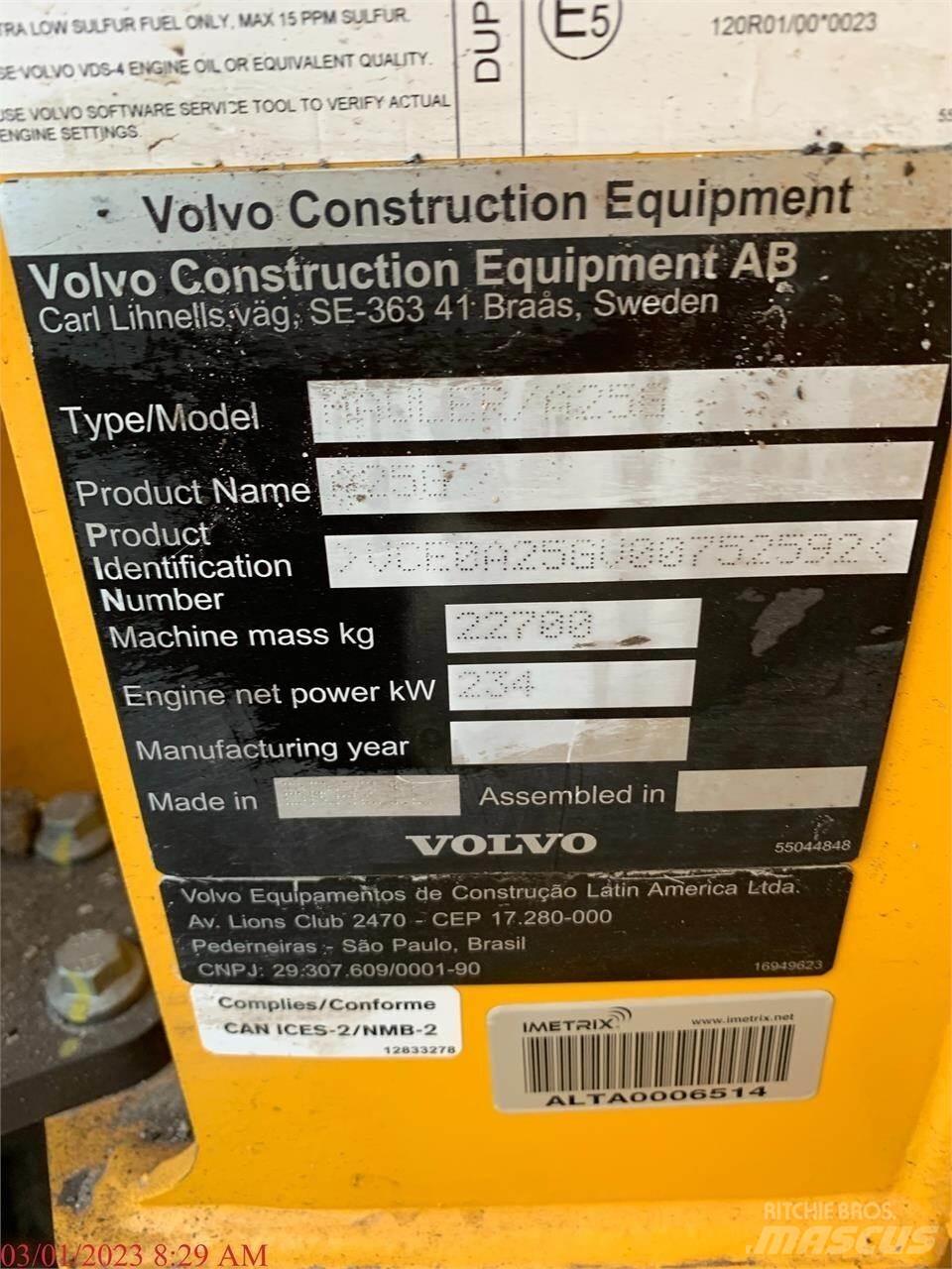 Volvo A25G Rammestyrte Dumpere