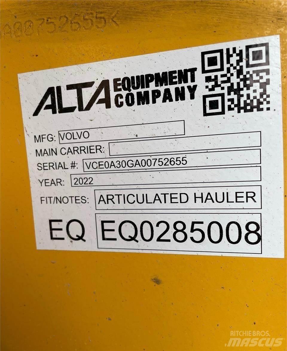 Volvo A30G Rammestyrte Dumpere