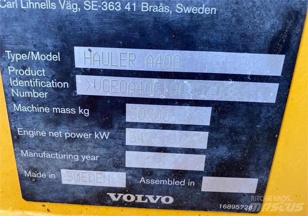 Volvo A40G Rammestyrte Dumpere