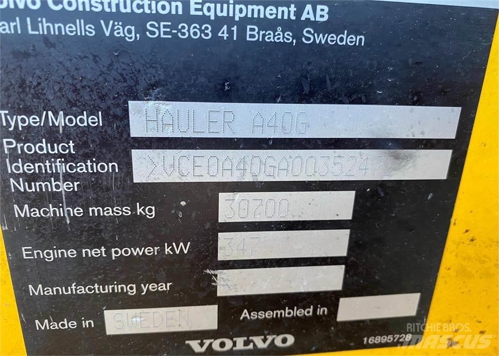Volvo A40G Rammestyrte Dumpere