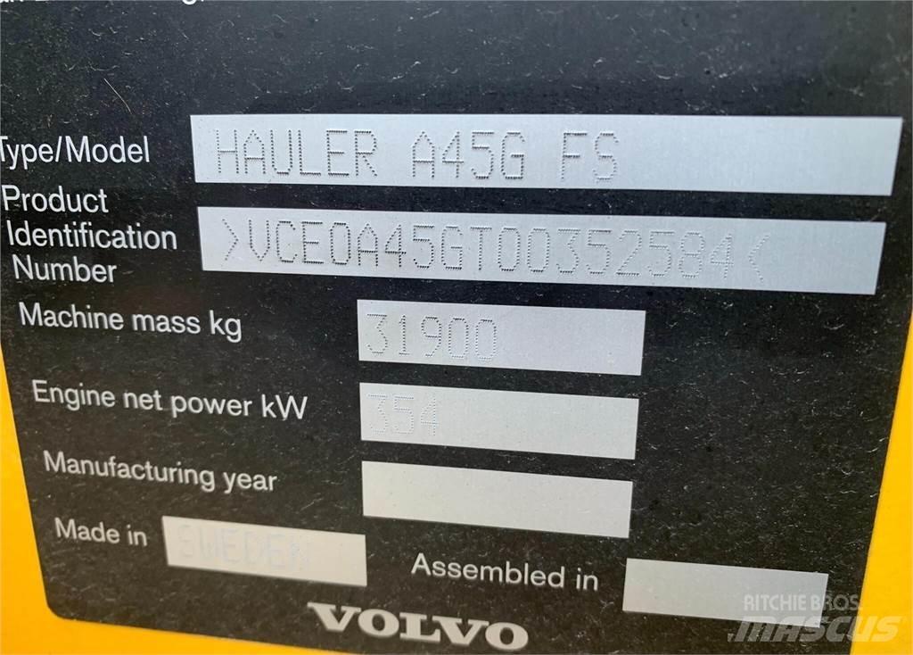 Volvo A45G FS Rammestyrte Dumpere