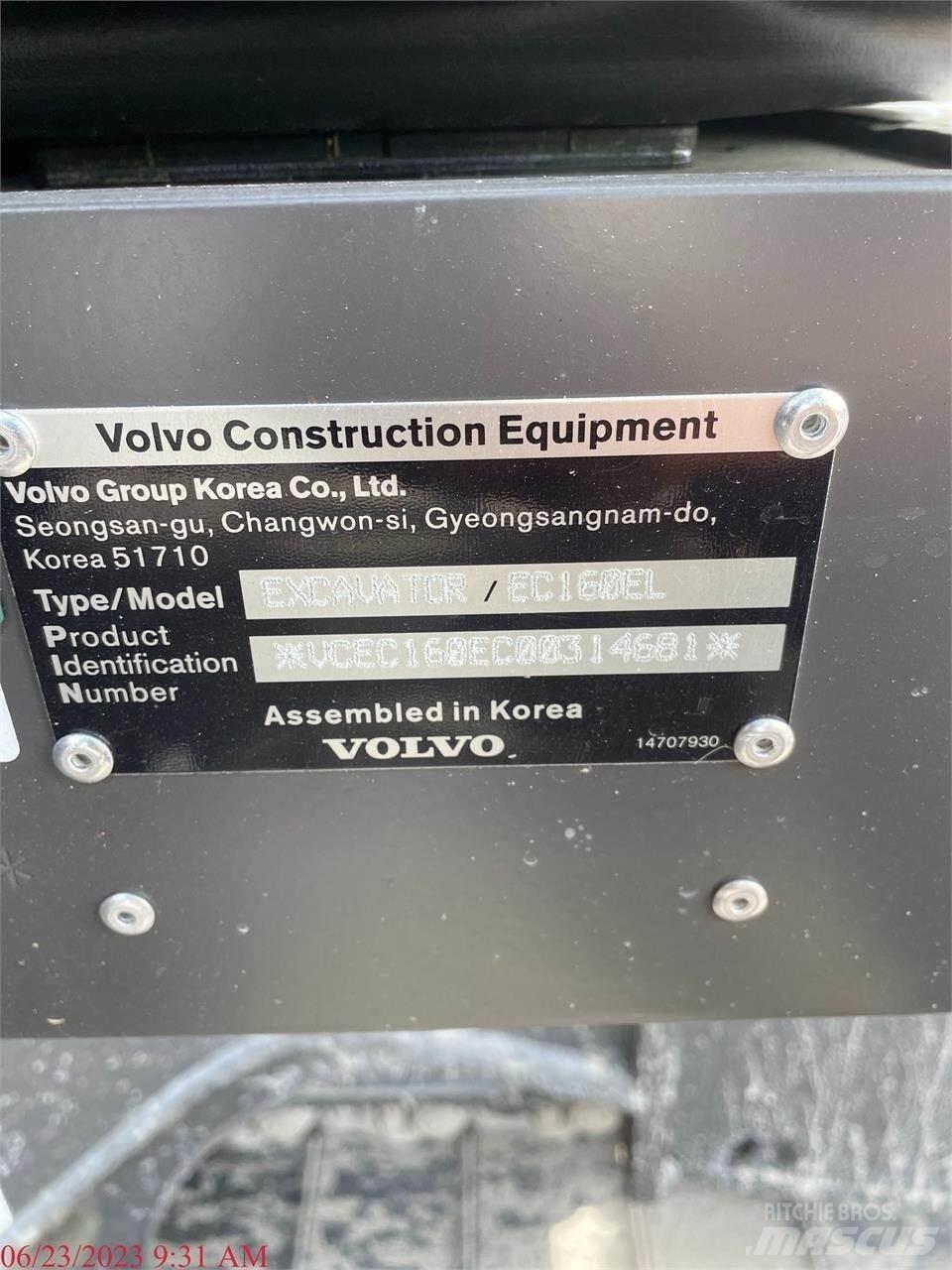 Volvo EC160EL Beltegraver