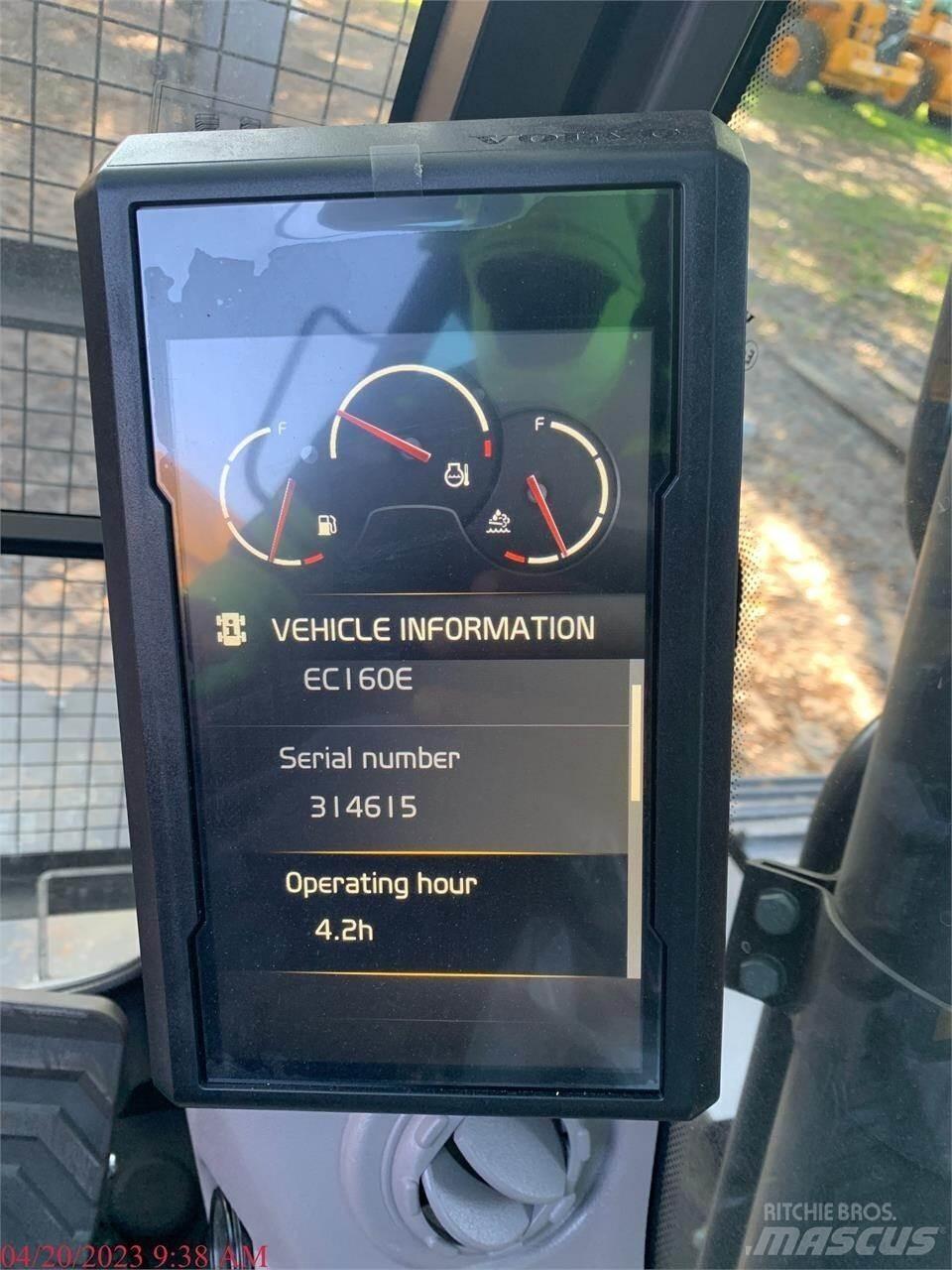 Volvo EC160EL Beltegraver
