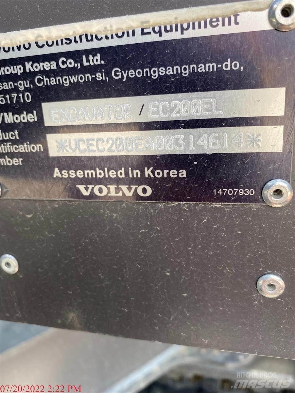 Volvo EC200EL Beltegraver