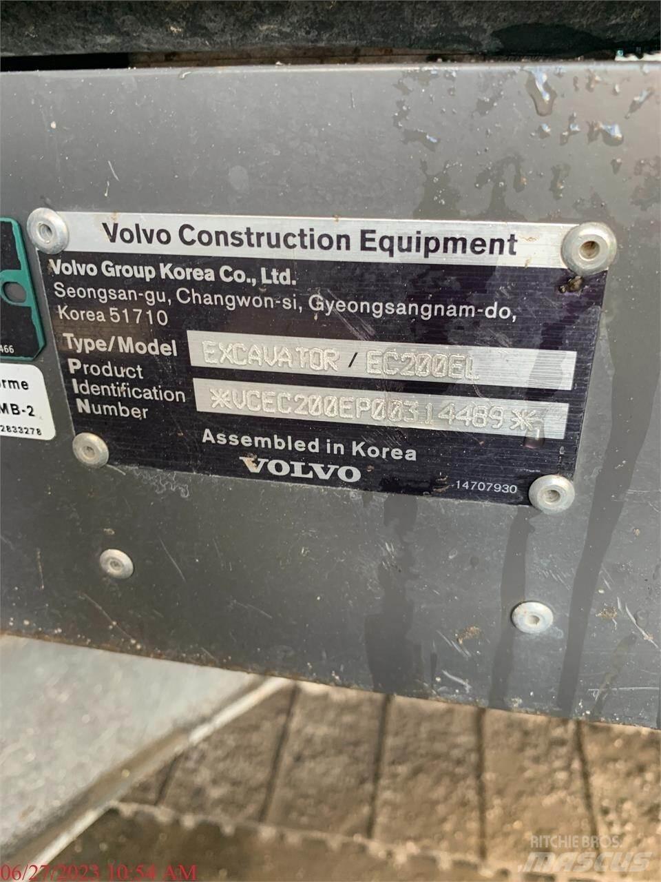 Volvo EC200EL Beltegraver