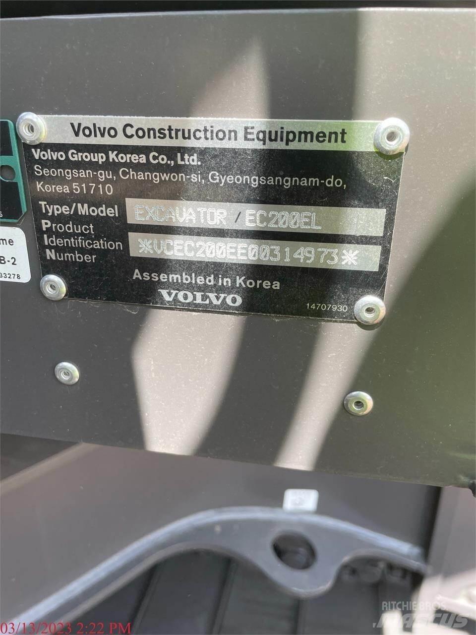 Volvo EC200EL Beltegraver