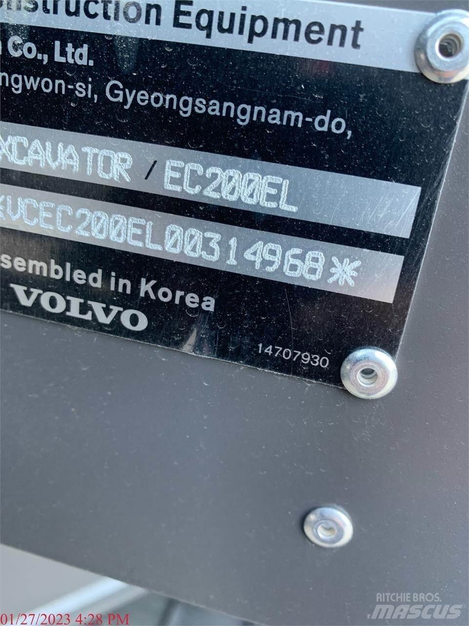 Volvo EC200EL Beltegraver