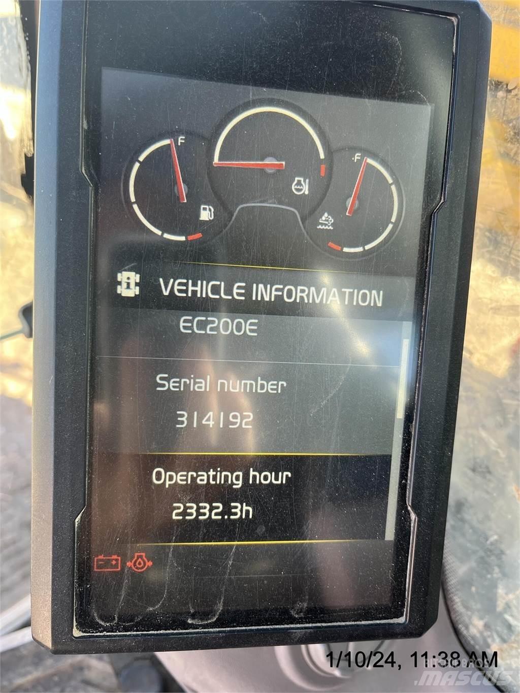 Volvo EC200EL Beltegraver