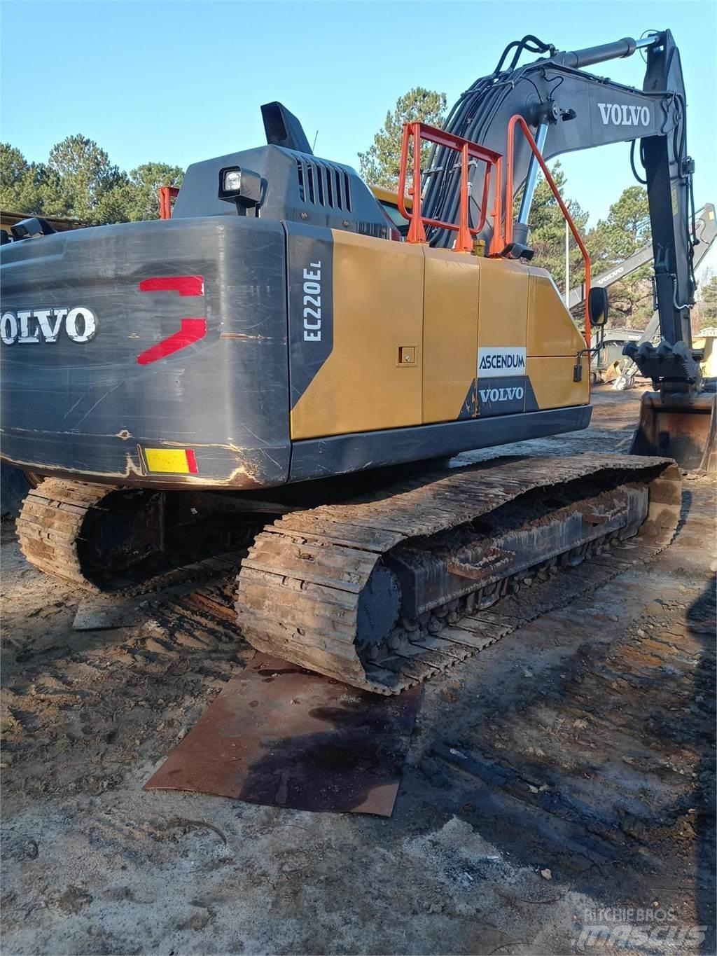 Volvo EC220EL Beltegraver