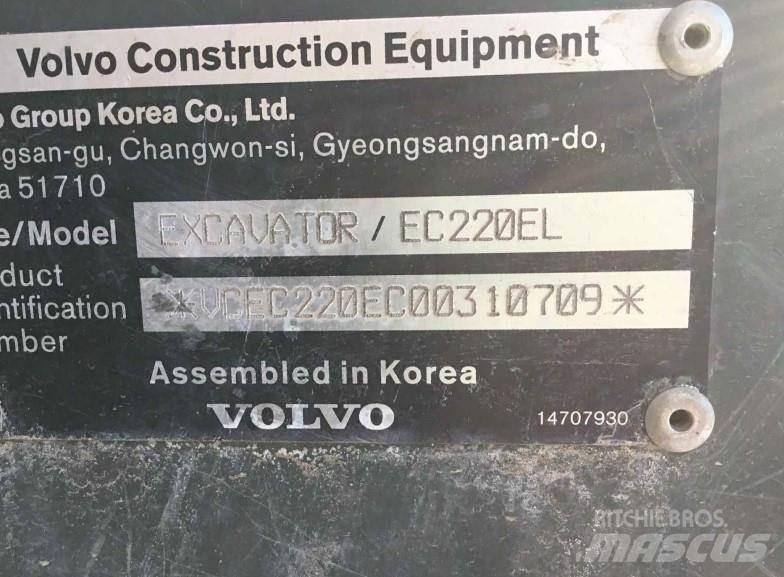 Volvo EC220EL Beltegraver