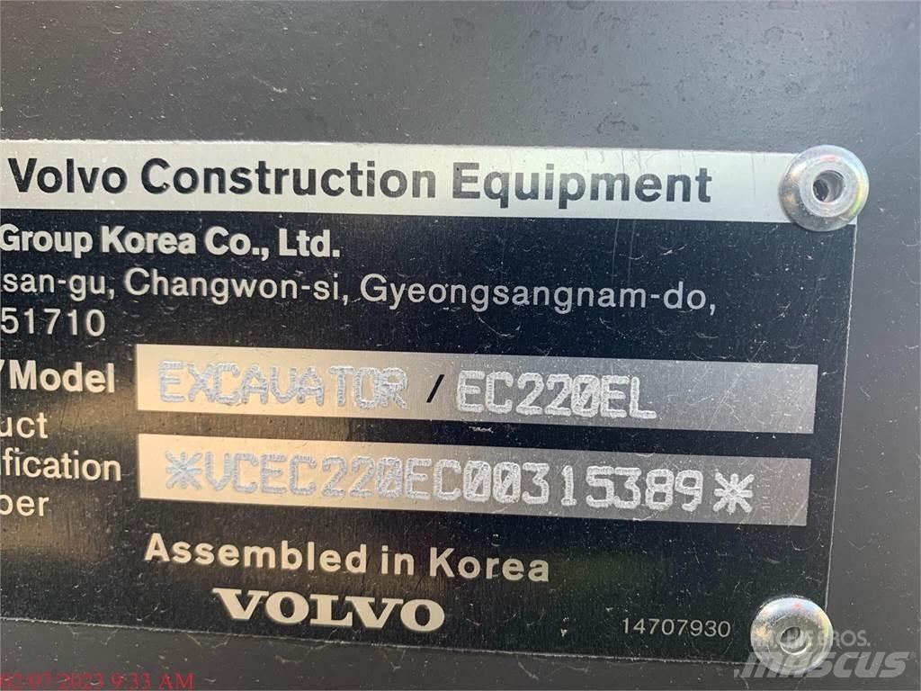 Volvo EC220EL Beltegraver