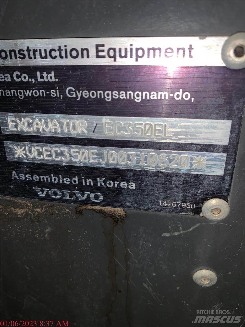 Volvo EC350EL Beltegraver