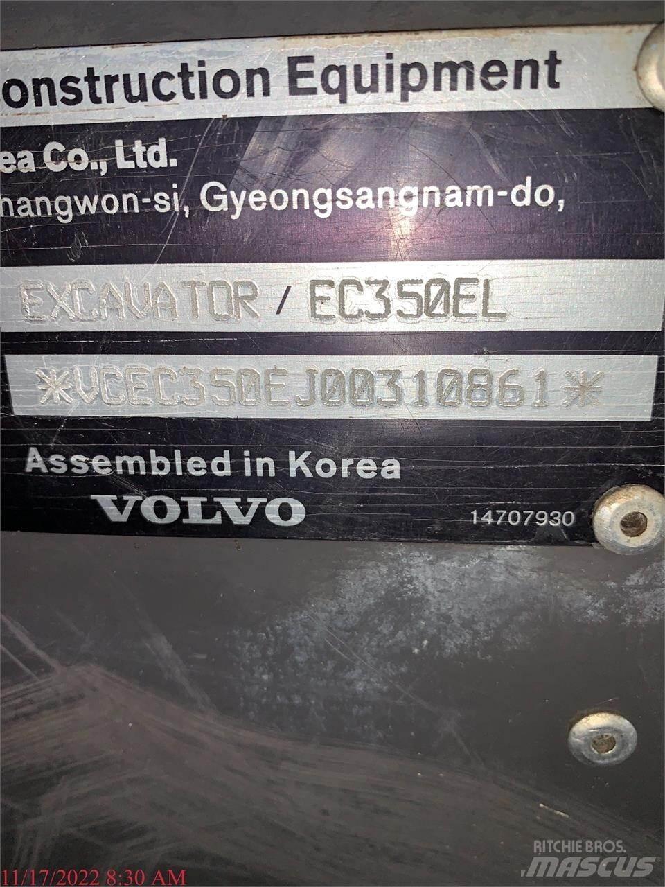 Volvo EC350EL Beltegraver