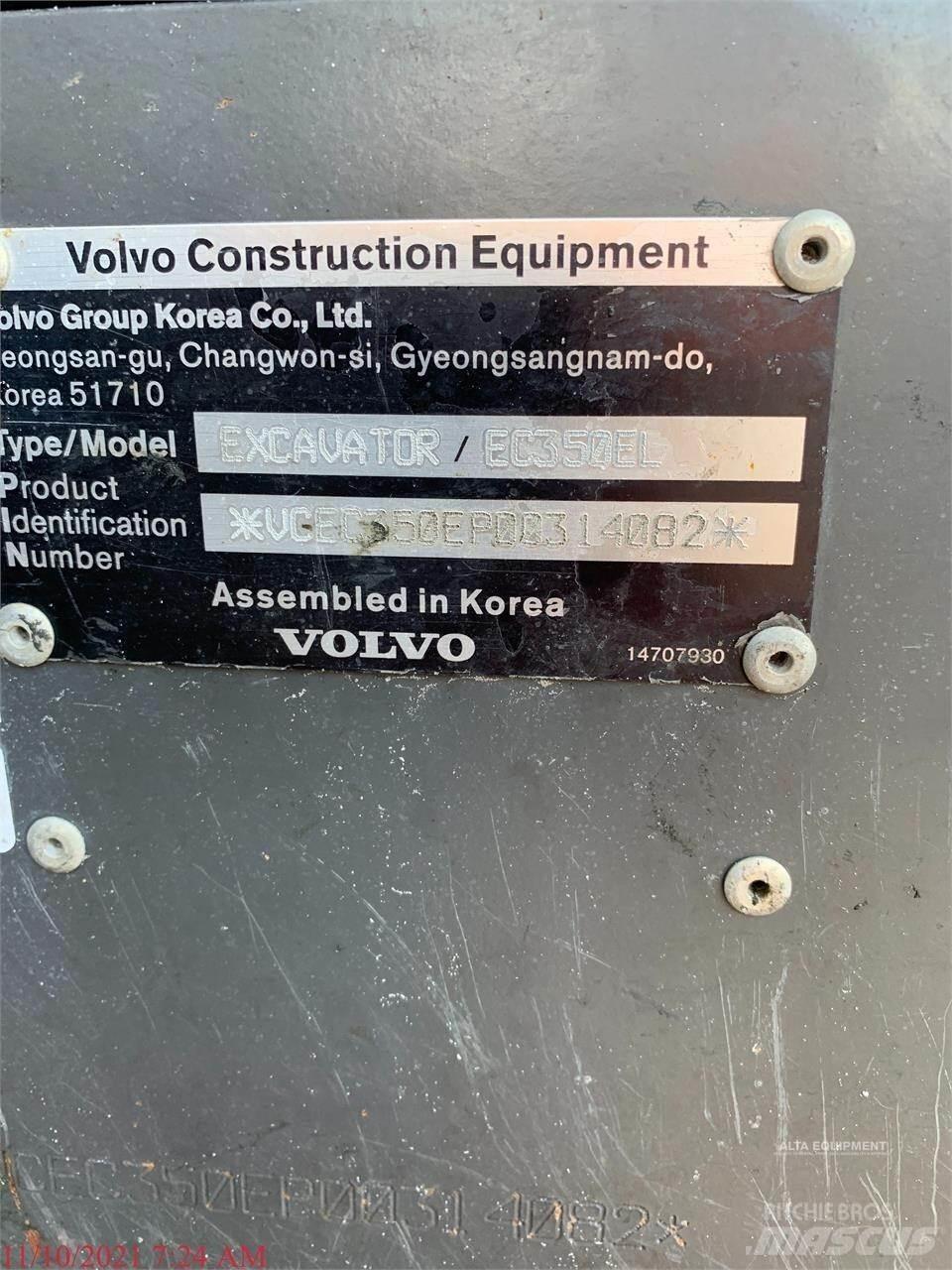 Volvo EC350EL Beltegraver