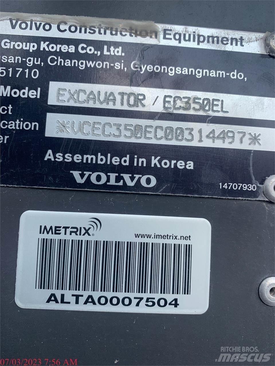Volvo EC350EL Beltegraver